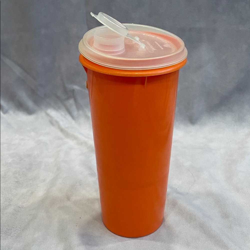 Tupperware Vibrant Orange Tumbler with Lid